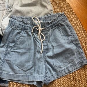 BUNDLE of 2 - Women's Paper Bag Jean Shorts